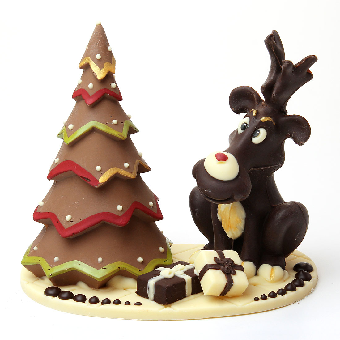 Regali Di Cioccolato Per Natale.Strenna Natalizia Soggetti In Cioccolato Per Natale