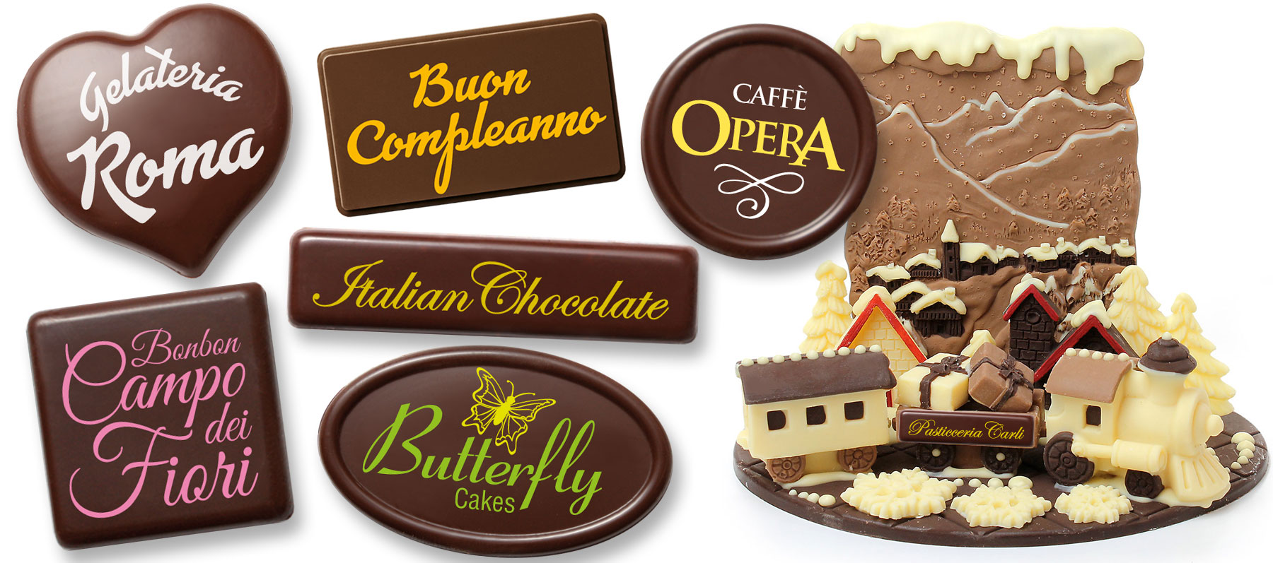 Cioccolato personalizzato e Cioccolatini con stampa del tuo logo