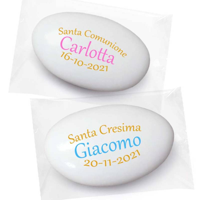 Confetti personalizzati Comunione e Cresima con cioccolato