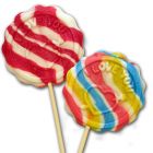 A variegated lollipop with the words "I love you" in relief