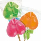 A humorou,s sexy  lollipop in the shape of a little bottom