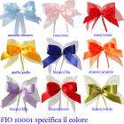 fiocchi doppi in raso ed organza