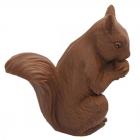 A large chocolate squirrel with acorns 
