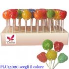sugar lollipop with fruits flavours