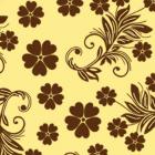 A floral decal in the colour of your  choice to decorate chocolate
