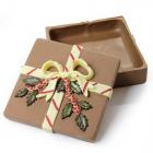 Chocolate box with Christmas decoration