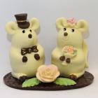 Chocolate Mice Bridegroom and Bride