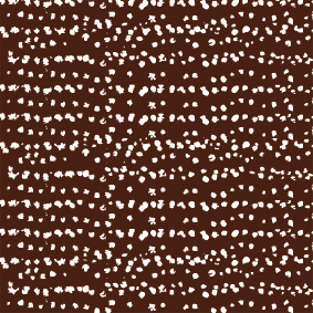 Choco transfer con disegno bianco su cioccolato fondente
