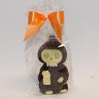 dolcetto o scherzetto, scheletro di cioccolato, idea regalo halloween