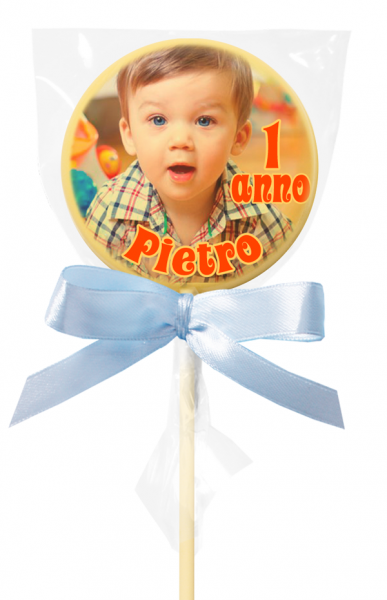 Lecca di cioccolato Baby tondo - 20 g - 5,4 cm - Fuori catalogo