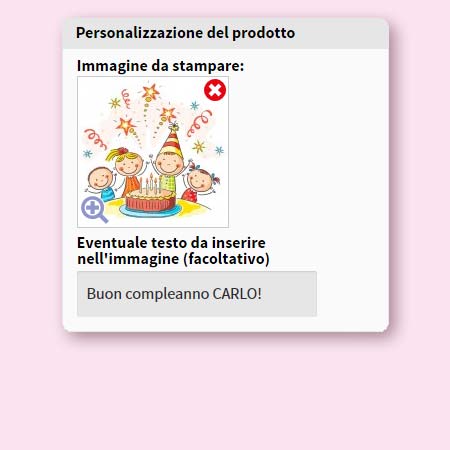 Come inserire l'immagine nel cioccolatino, lecca lecca, caramella o marshmallow da personalizzare