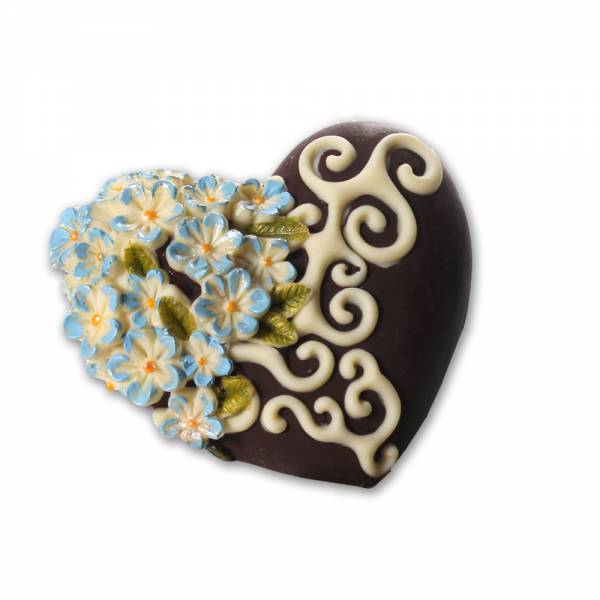 "Scatola cuore e MSG d'amore personalizzato" di cioccolato - Amore, Matrimonio, Anniversario, S. Valentino