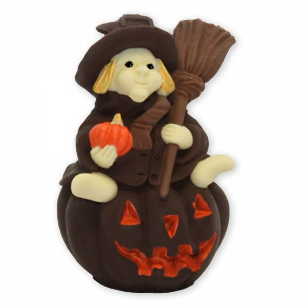 "Strega su zucca di Halloween" di cioccolato - Halloween