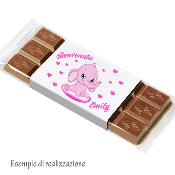 Tavoletta di cioccolato personalizzata sull'incarto - Tavolette di cioccolato personalizzate