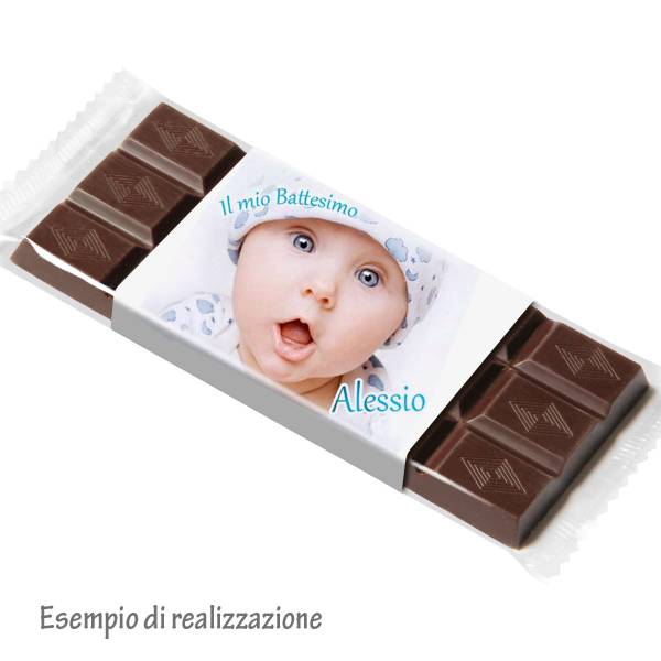 Tavoletta di cioccolato personalizzata sull'incarto - Tavolette di cioccolato personalizzate