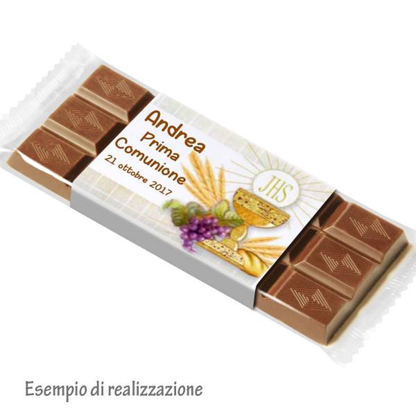 Tavoletta di cioccolato personalizzata sull'incarto - Tavolette di cioccolato personalizzate