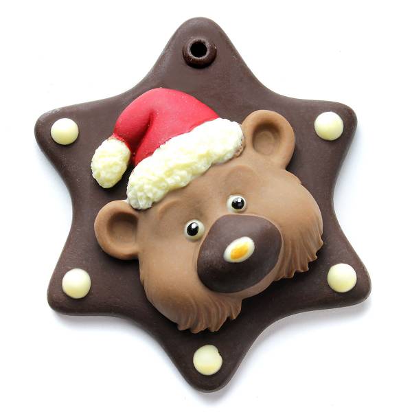 "Stella appendibile" di Natale di cioccolato - Vari soggetti - Cioccolato di Natale