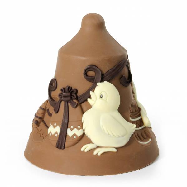 Campana Pasquale di cioccolato con Pulcini - Uova di Pasqua