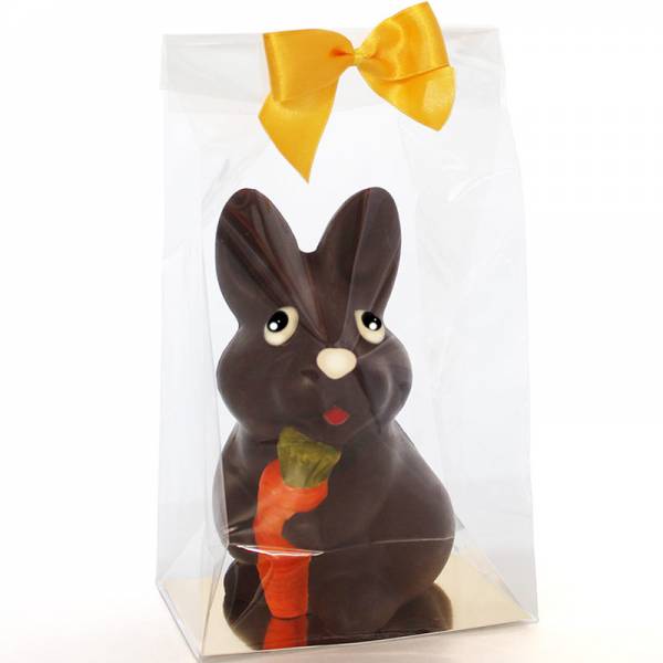 Coniglietto di cioccolato con carota - Animaletti di cioccolato - Uova di Pasqua