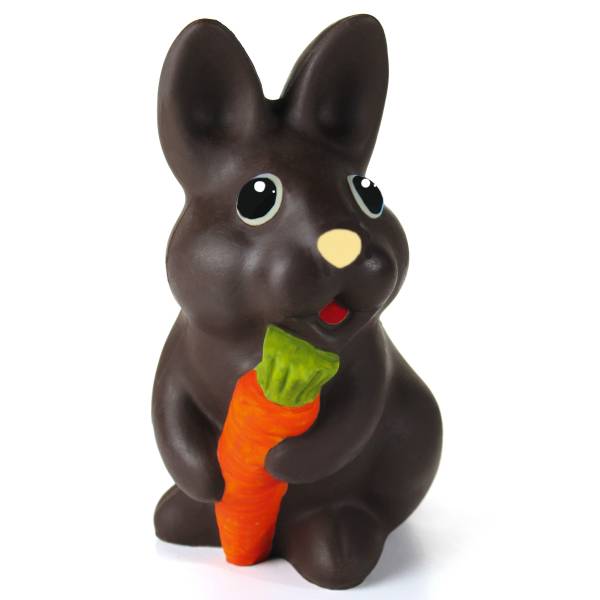 Coniglietto di cioccolato con carota - Animaletti di cioccolato - Uova di Pasqua