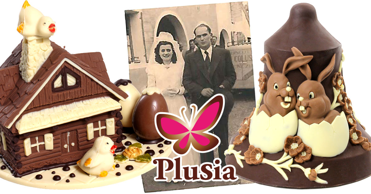 Nelle Uova di Pasqua artigianali di Plusia ci sono 70 anni di storia