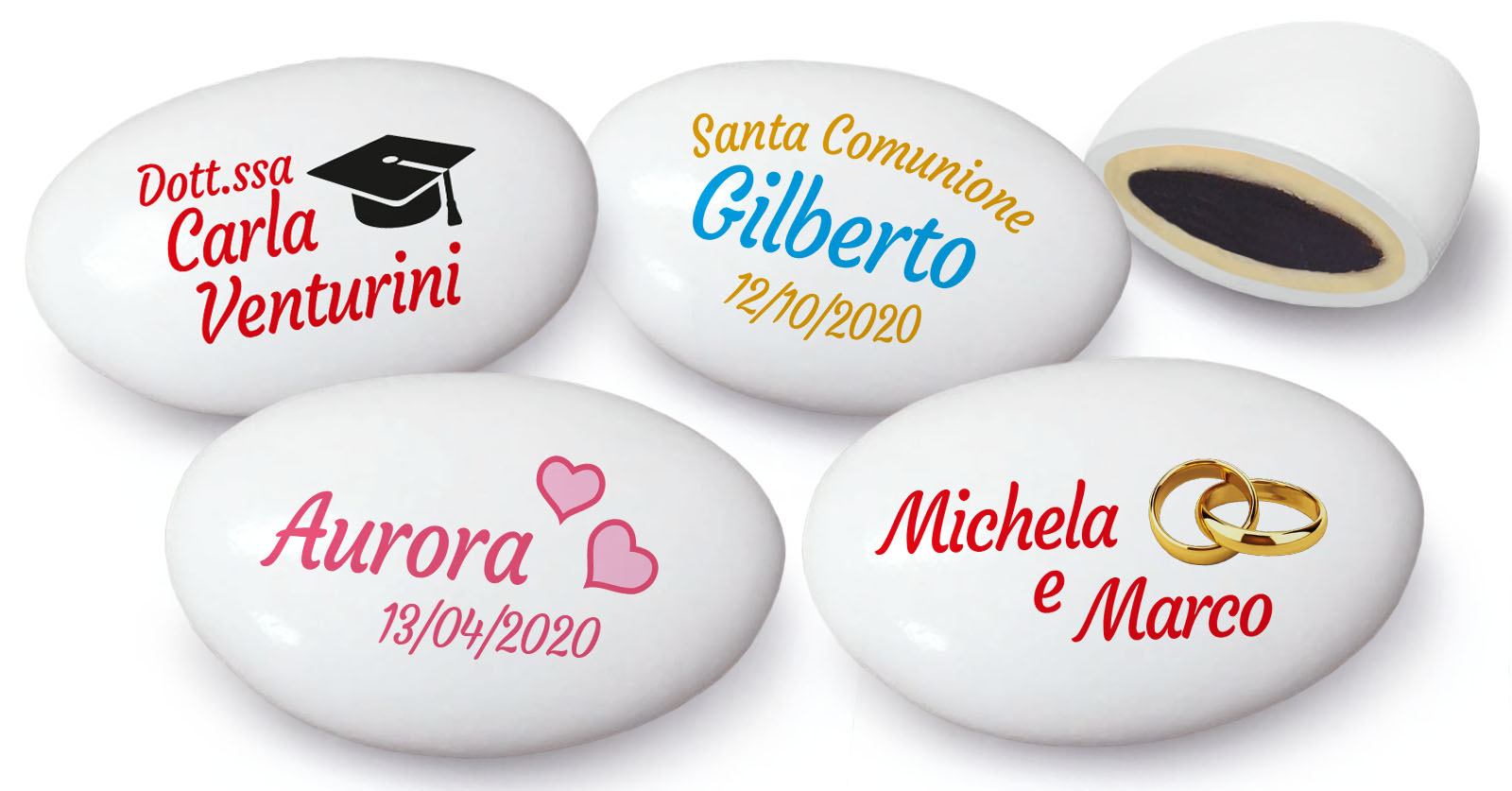 Confetto personalizzato laurea