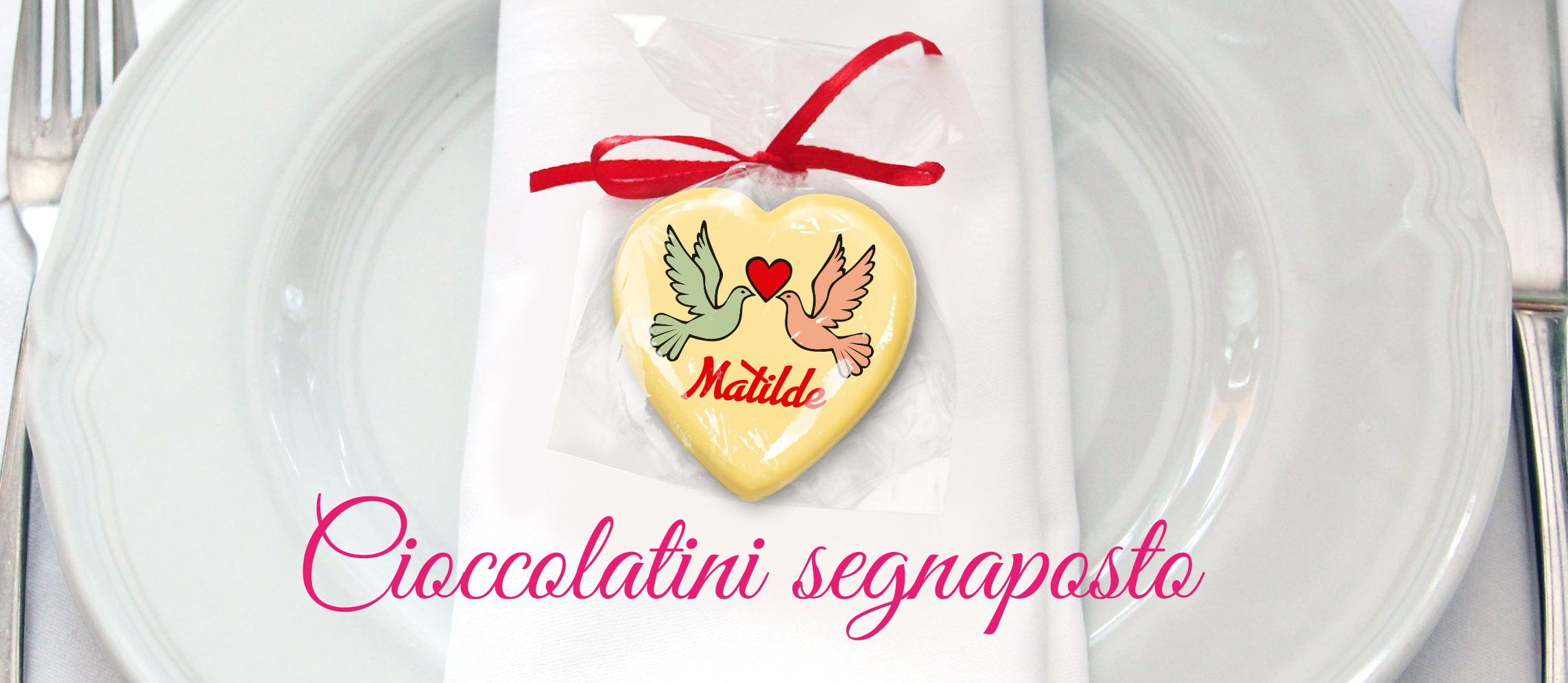 Cioccolatini segnaposto