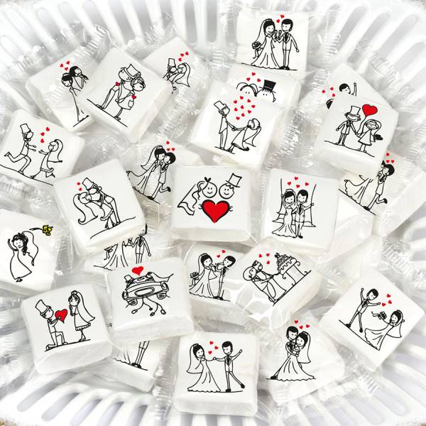 Marshmallow con scenette Matrimonio - Fuori catalogo
