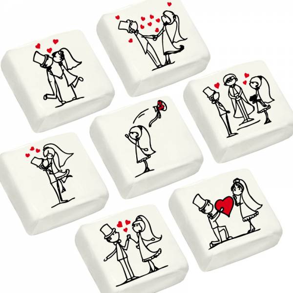 Marshmallow con scenette Matrimonio - Fuori catalogo