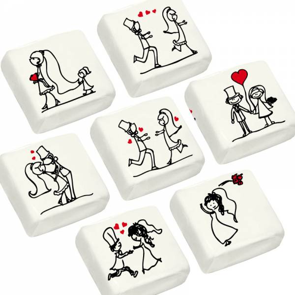 Marshmallow con scenette Matrimonio - Fuori catalogo