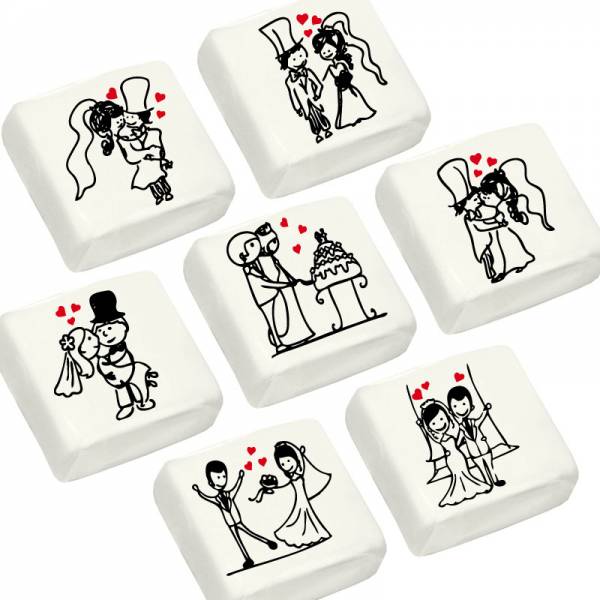 Marshmallow con scenette Matrimonio - Fuori catalogo