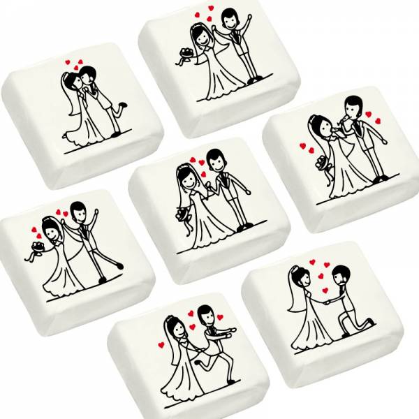 Marshmallow con scenette Matrimonio - Fuori catalogo