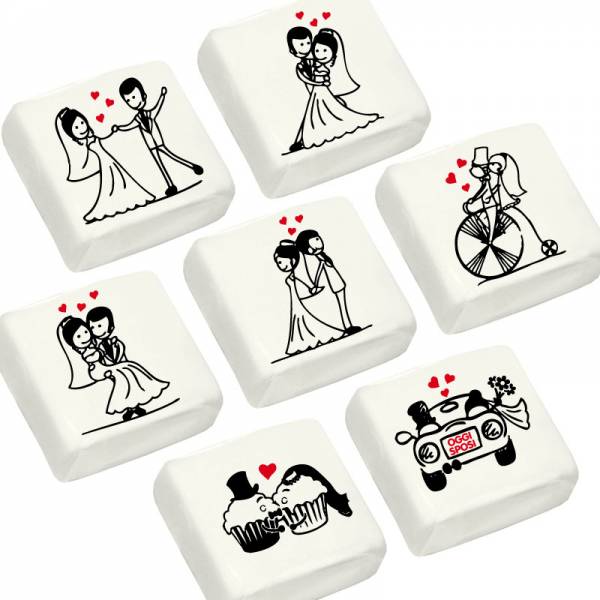 Marshmallow con scenette Matrimonio - Fuori catalogo