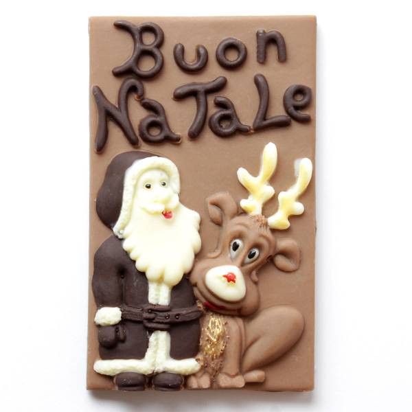 Tavoletta di cioccolato "Buon Natale" - Cioccolato di Natale