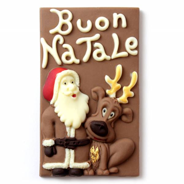 Tavoletta di cioccolato "Buon Natale" - Cioccolato di Natale