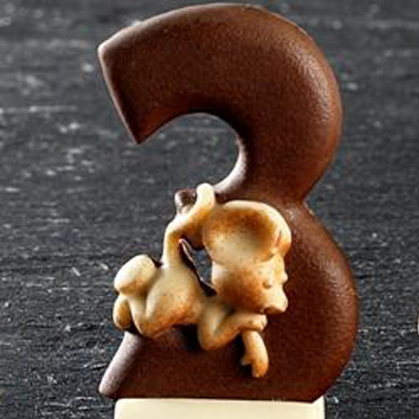 Numeri di cioccolato con basetta - Compleanno e Ricorrenze