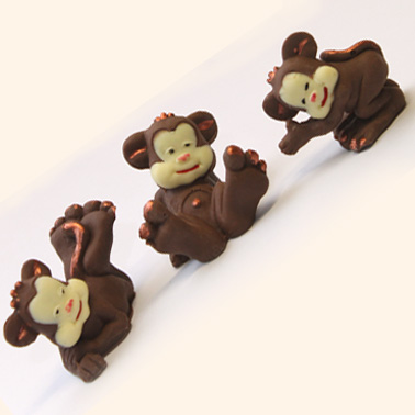 Scimmietta di cioccolato in confezione - Animaletti di cioccolato