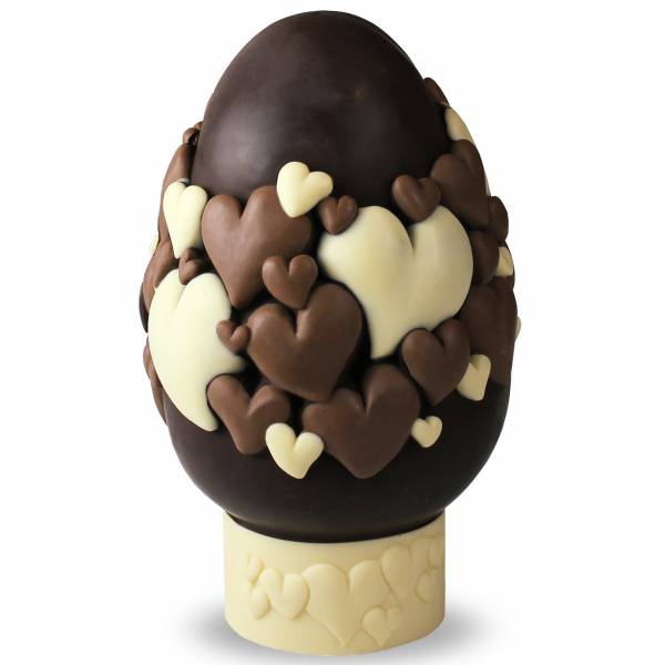 Uovo di cioccolato "Cuori" - Uova di Pasqua