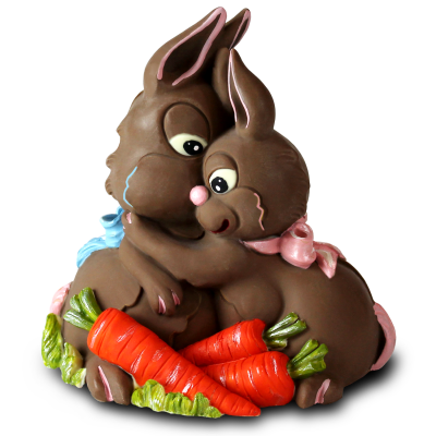 coppia-conigli-abbracciati-di-cioccolato-fronte