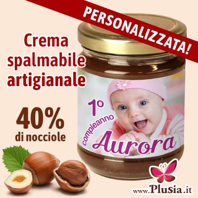 Crema spalmabile personalizzata